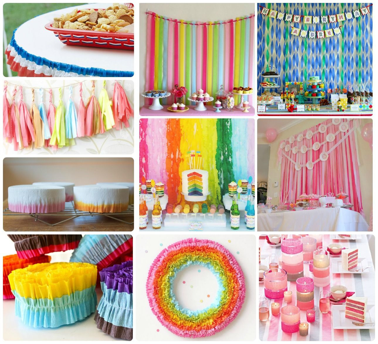 Streamer Decoration Ideas For Birthday Party
 Pretty streamer ideas for party decoration
