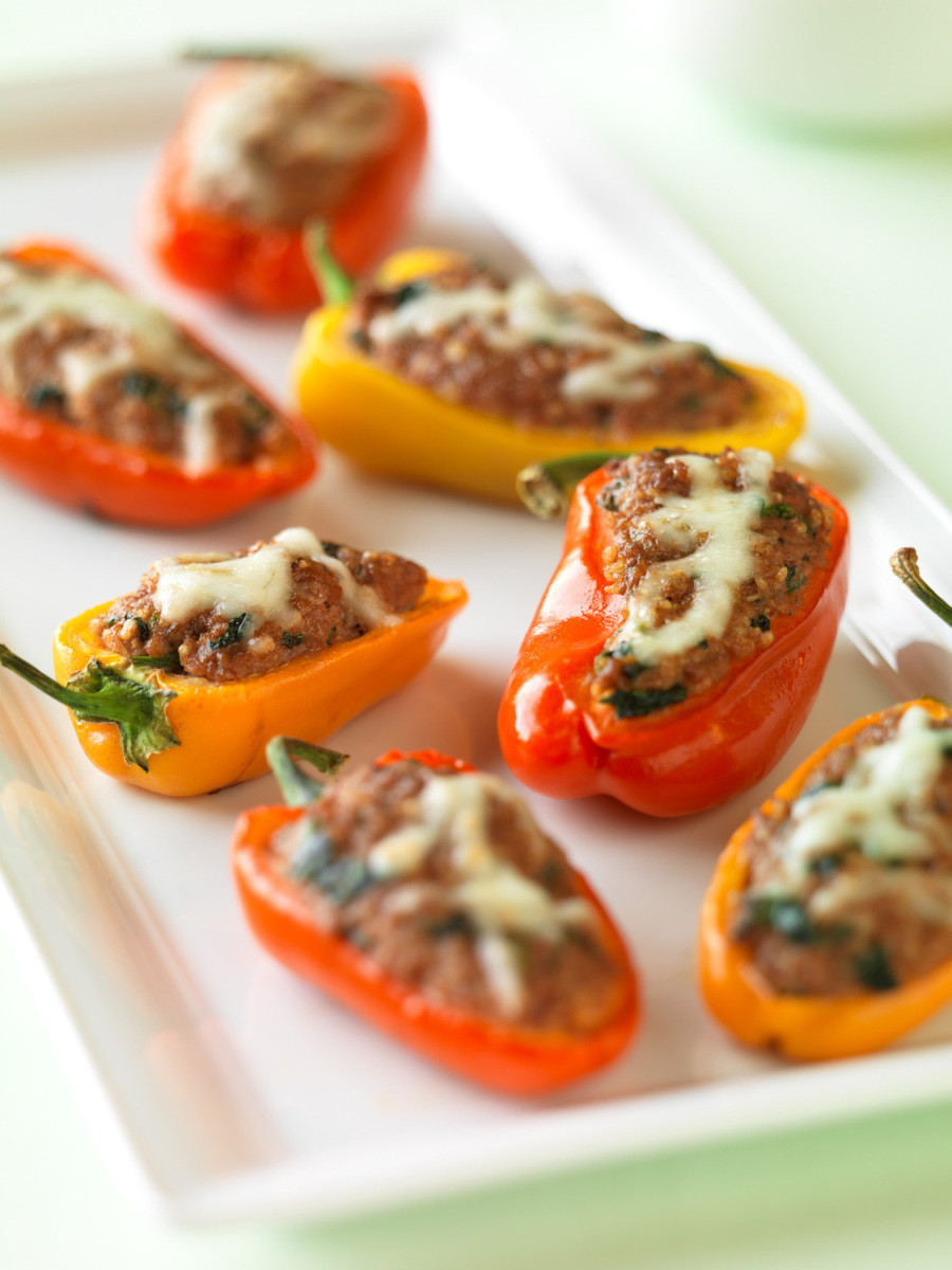Stuffed Baby Bell Peppers
 5 Great Appetizers to Keep Your Guests From Getting Hangry