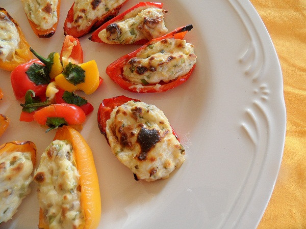 Stuffed Baby Bell Peppers
 Cream Cheese Stuffed Baby Bell Peppers The Roasted Root