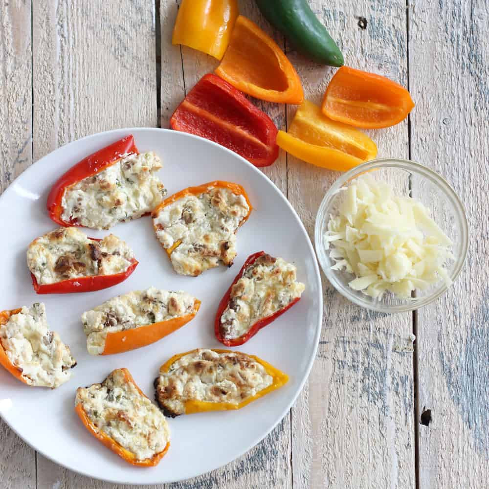 Stuffed Baby Bell Peppers
 Cream Cheese Stuffed Baby Peppers Ve arian 5