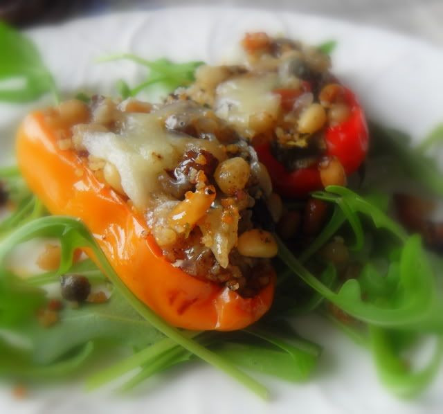 Stuffed Baby Bell Peppers
 The English Kitchen Stuffed Baby Sweet Bell Peppers