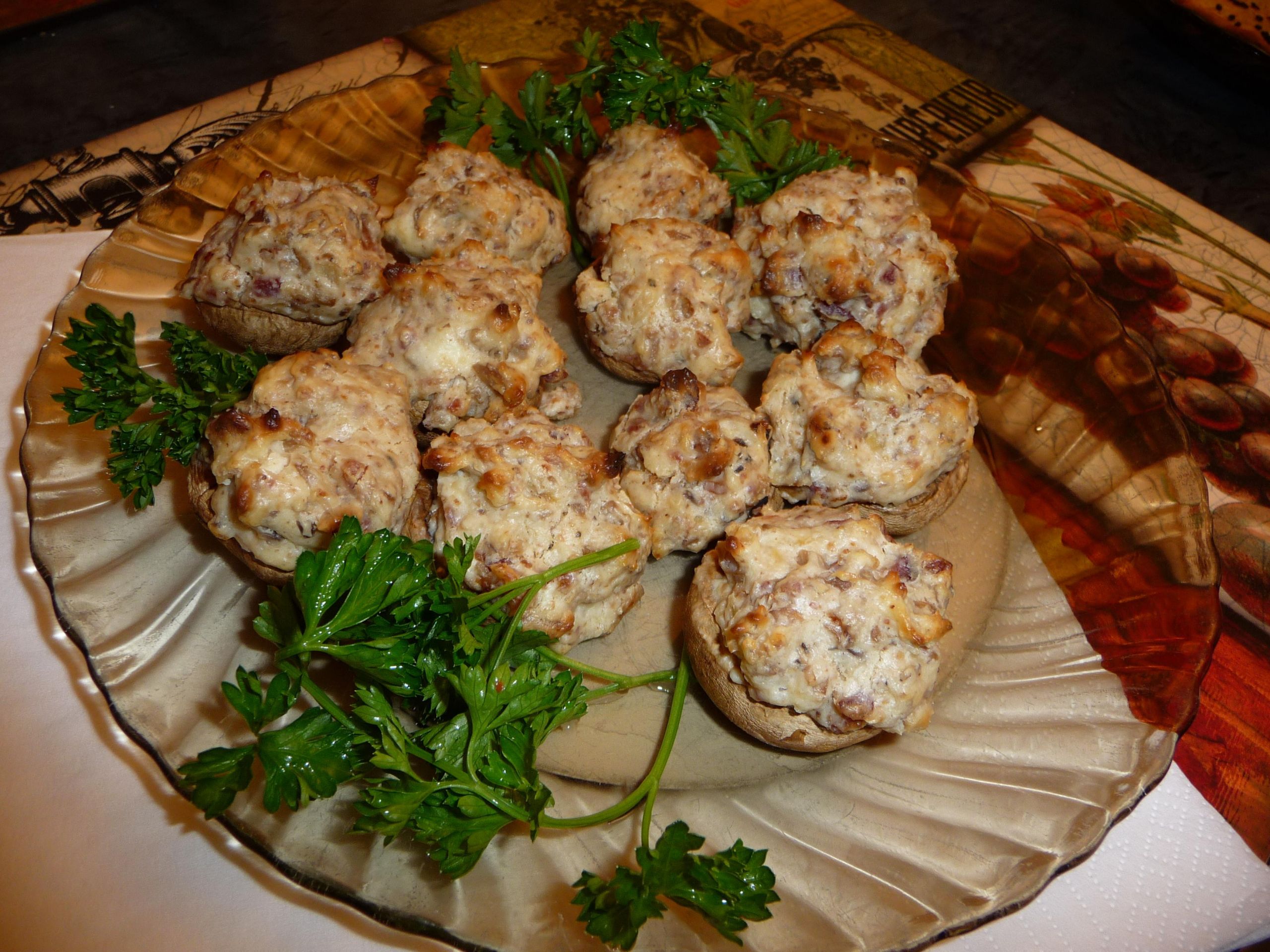 Stuffed Mushrooms With Cream Cheese And Bacon
 Gluten Free Stuffed Mushrooms with Cream Cheese and Bacon