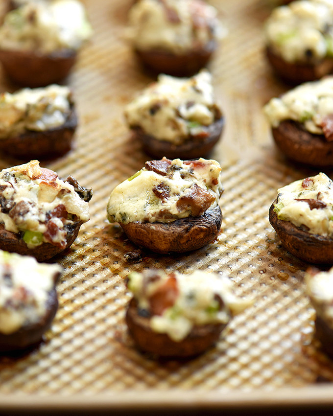 Stuffed Mushrooms With Cream Cheese And Bacon
 Bacon and Cream Cheese Stuffed Mushrooms ion Rings