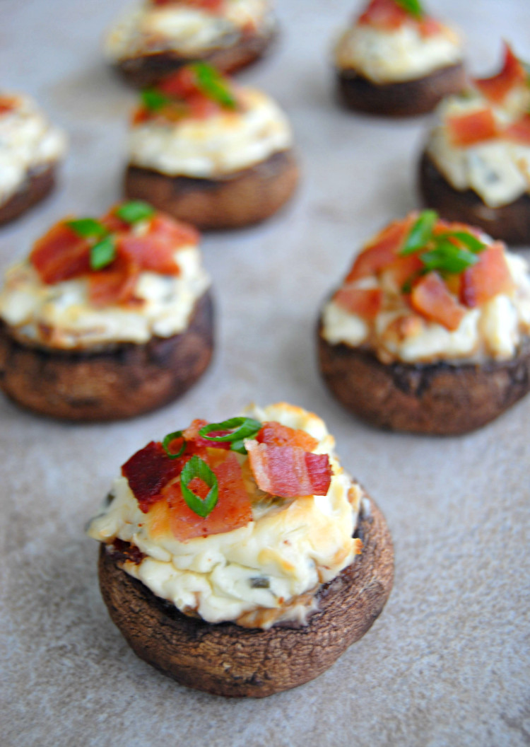 Stuffed Mushrooms With Cream Cheese And Bacon
 SteakNPotatoesKindaGurl Bacon and Spicy Cream Cheese