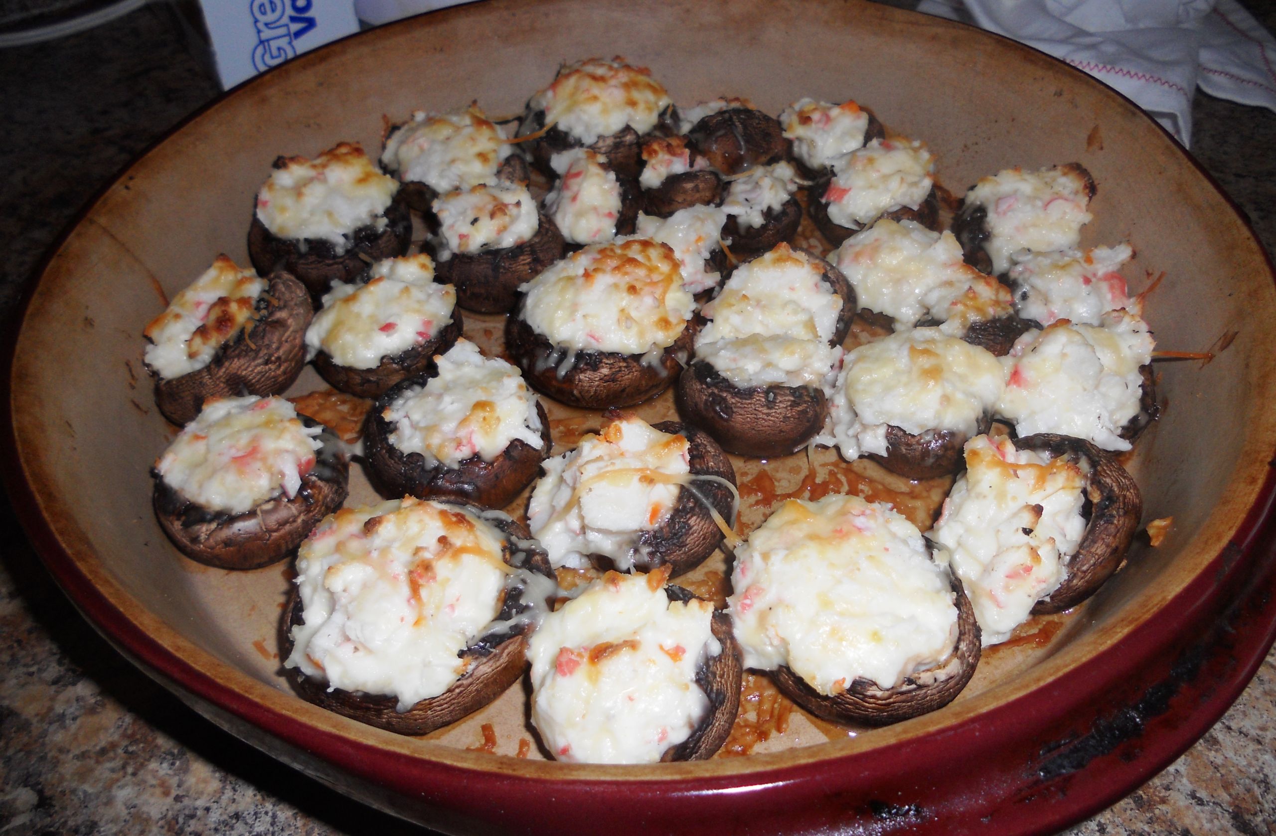 Stuffed Seafood Mushrooms
 Seafood Stuffed Mushrooms