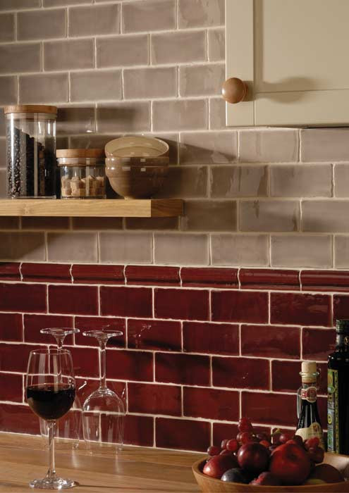 Subway Tile Colors Kitchen
 Today s Use of Tile in Classic Kitchens Old House line