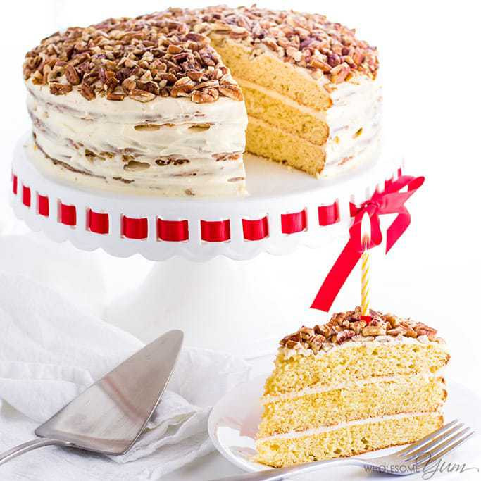 Sugar Free Birthday Cake Recipes
 Vanilla Gluten Free Keto Birthday Cake Recipe Sugar Free