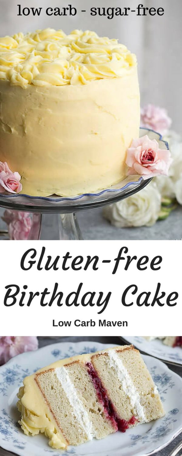 Sugar Free Birthday Cakes
 Best Gluten Free Low Carb Birthday Cake Recipe Sugar free