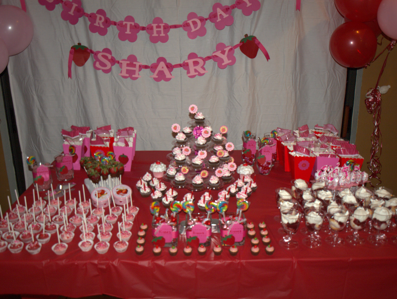 Summer 18Th Birthday Party Ideas
 Juneill s Parties & Sweets Shary s Strawberry Shortcake