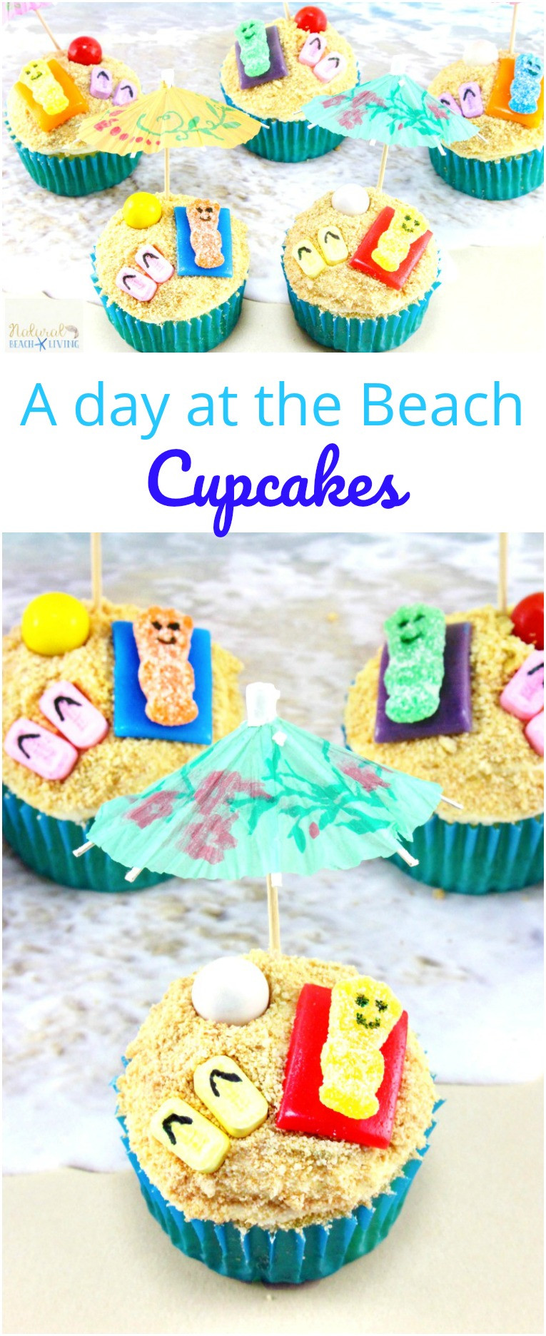 Summer Beach Theme Party Ideas
 Summer Themed Cupcakes Beach Day Natural Beach Living