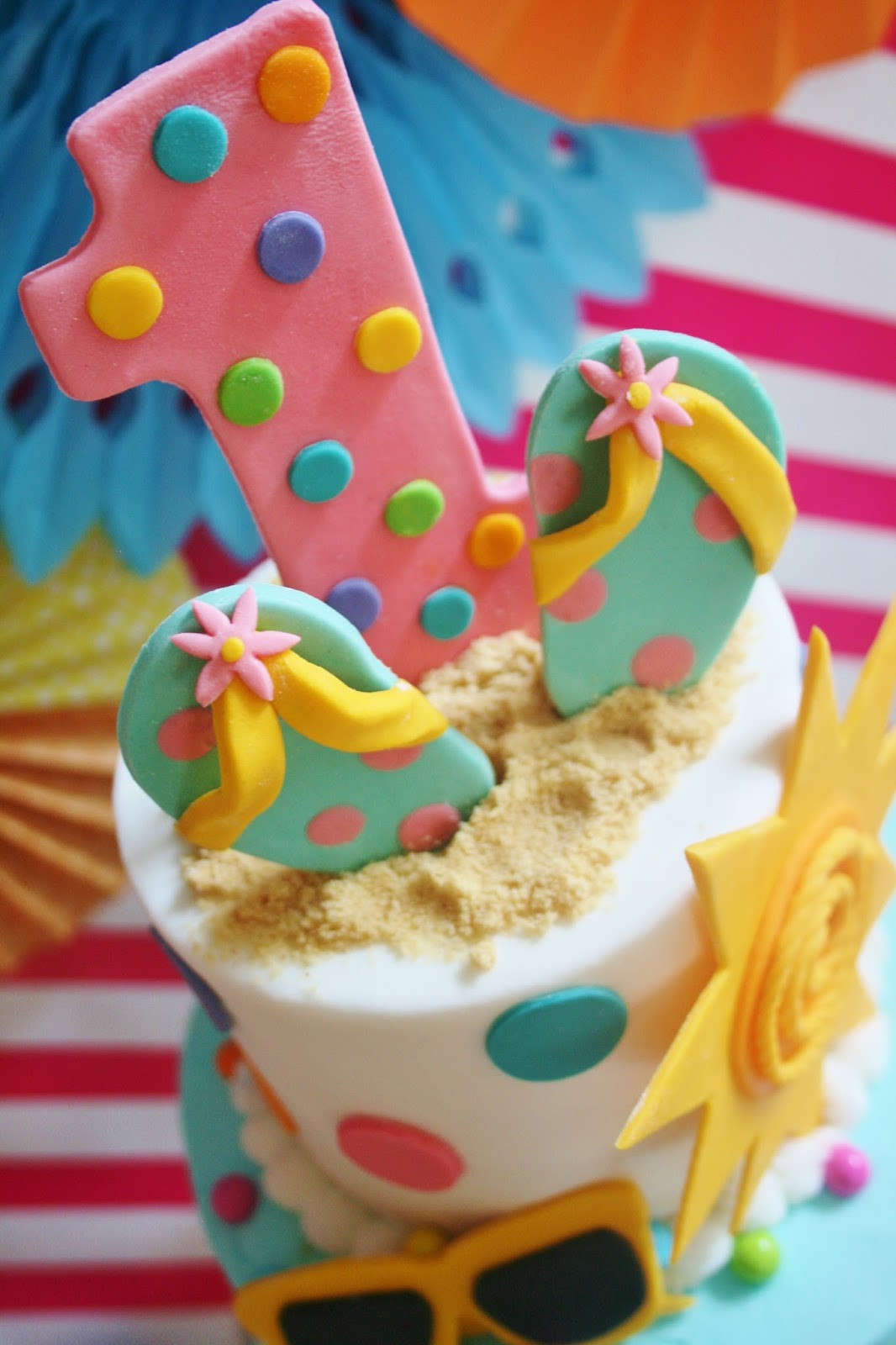 Summer Birthday Cakes
 And Everything Sweet Summer Themed First Birthday