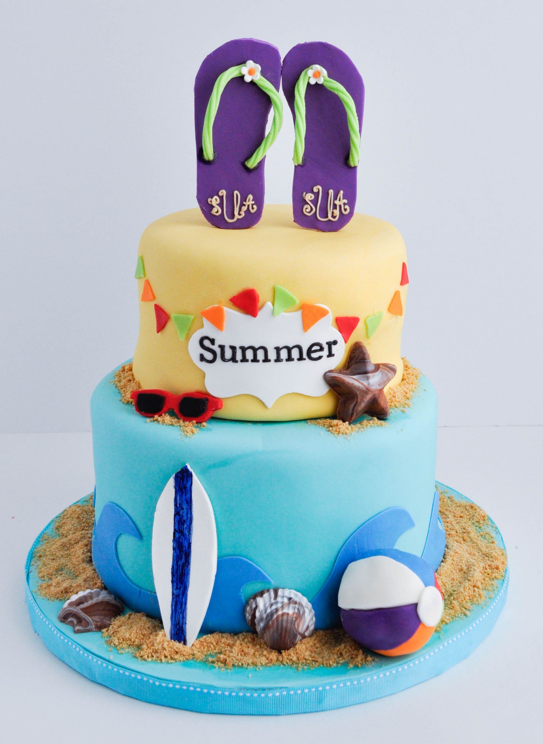 Summer Birthday Cakes
 Summer Birthday Cakes