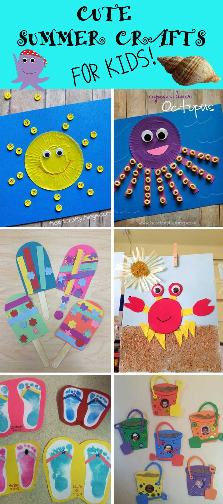 Summer Craft For Preschool
 Cute Summer Crafts for Kids DIY Sweetheart