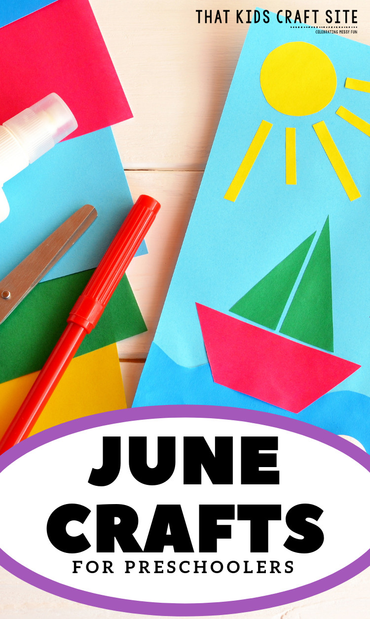 Summer Craft For Preschool
 June Crafts for Preschoolers That Kids Craft Site