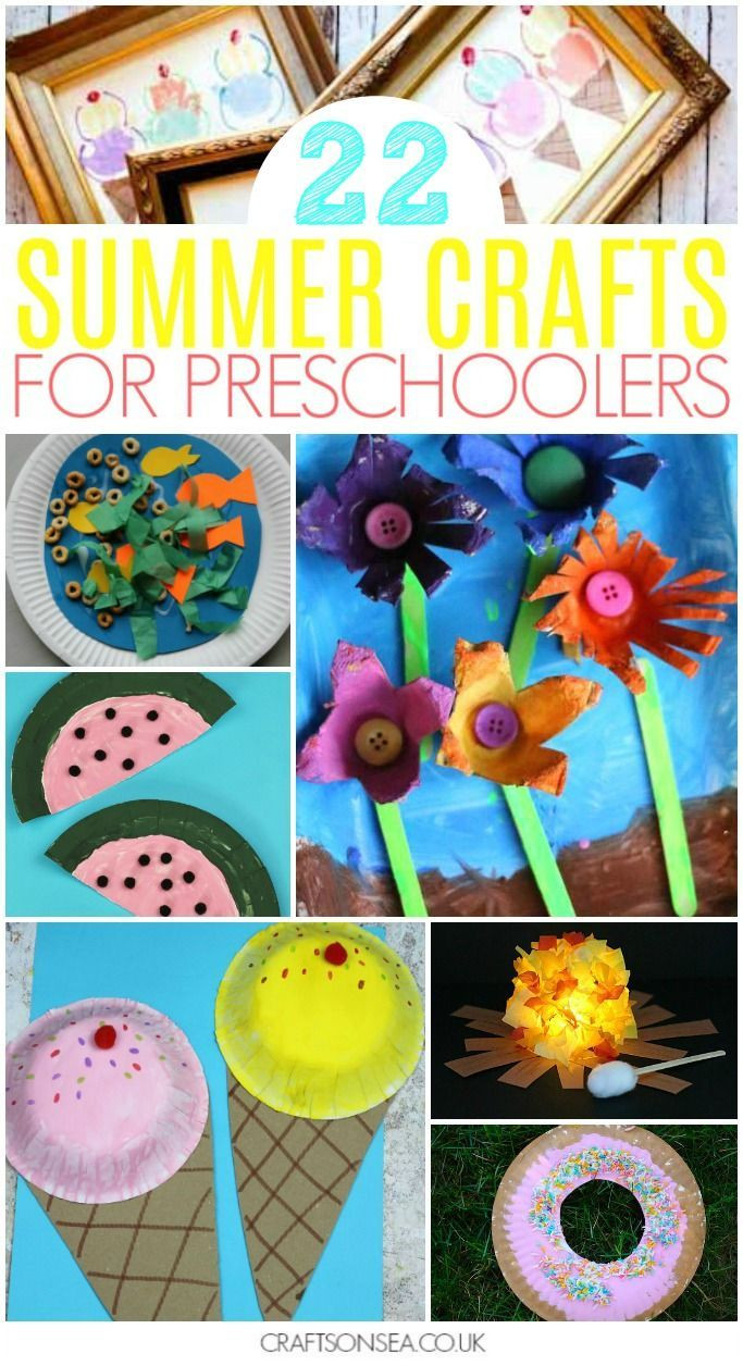 Summer Crafts For Preschoolers Easy
 8190 best Kids Crafts images on Pinterest