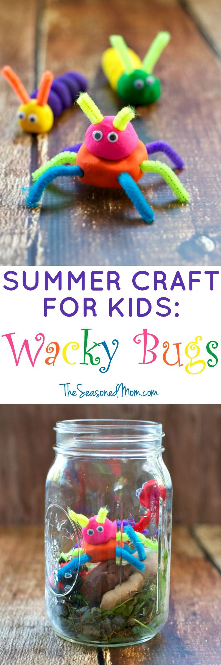 Summer Crafts For Preschoolers Easy
 Summer Craft for Kids Wacky Bugs