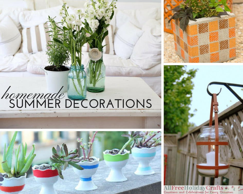 Summer Decorations DIY
 28 Homemade Decorations for Summer DIY Outdoor Decor and