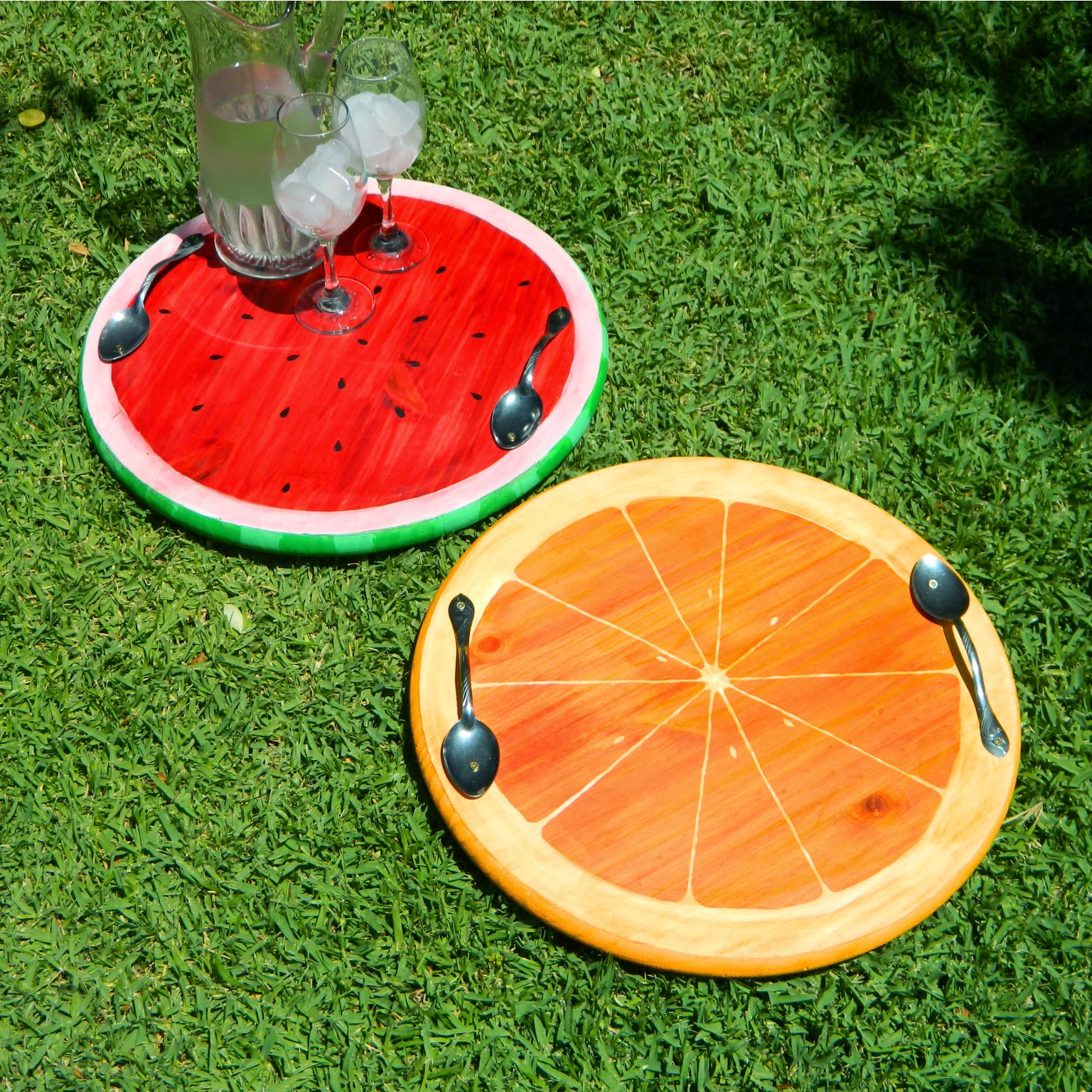 Summer Decorations DIY
 Mark Montano Summer Fruit Trays DIY