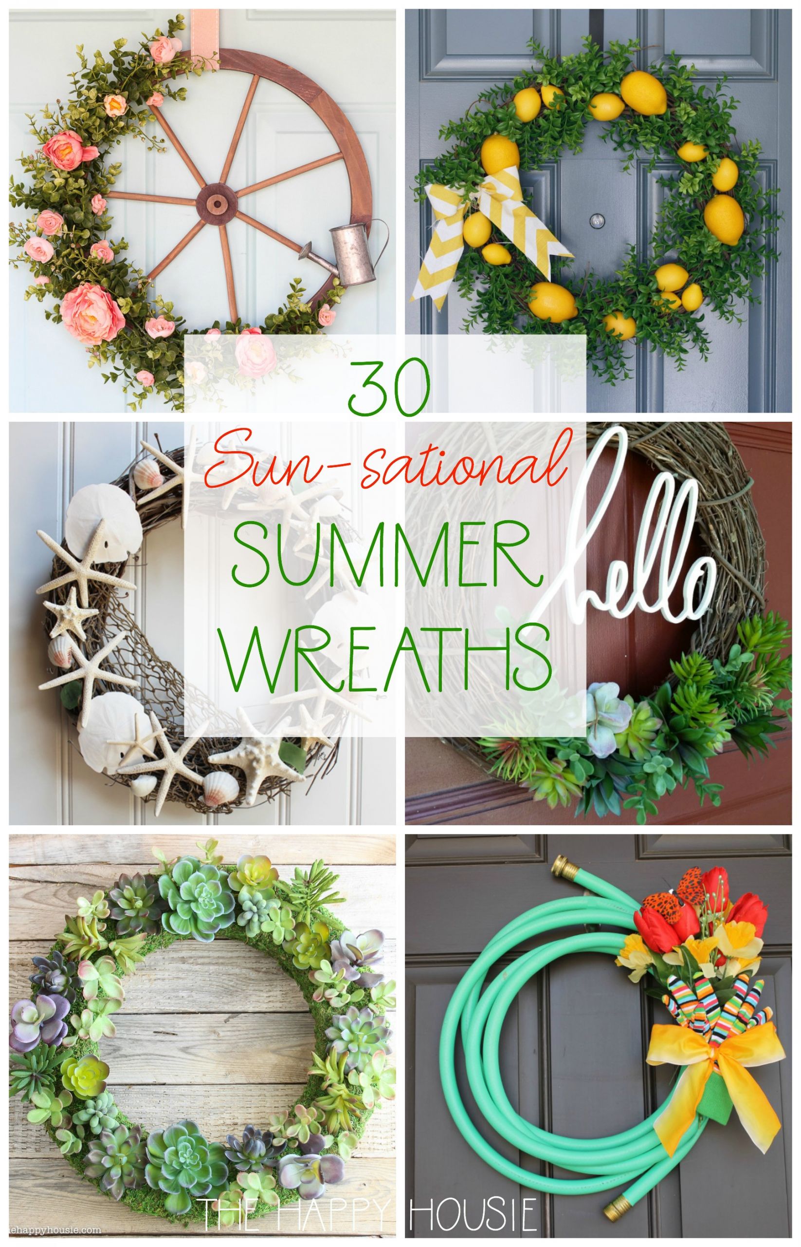 Summer Decorations DIY
 30 Sun sational DIY Summer Wreath Ideas