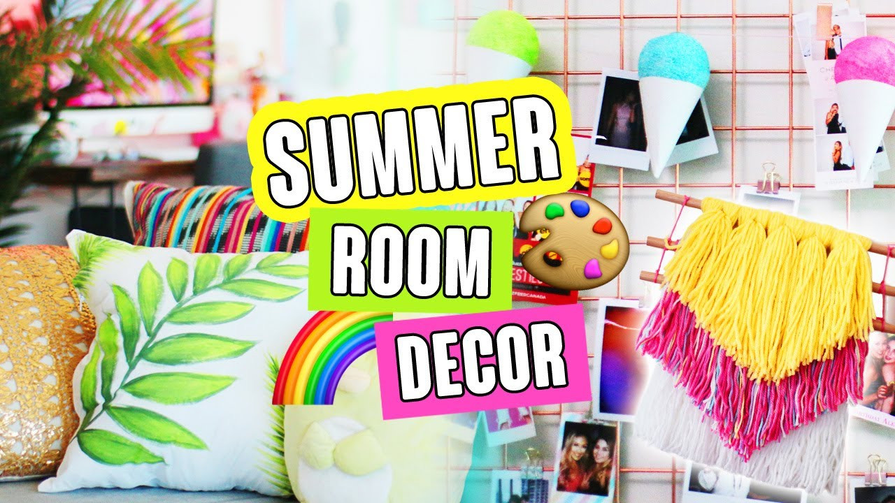 Summer Decorations DIY
 DIY SUMMER ROOM DECOR 2017