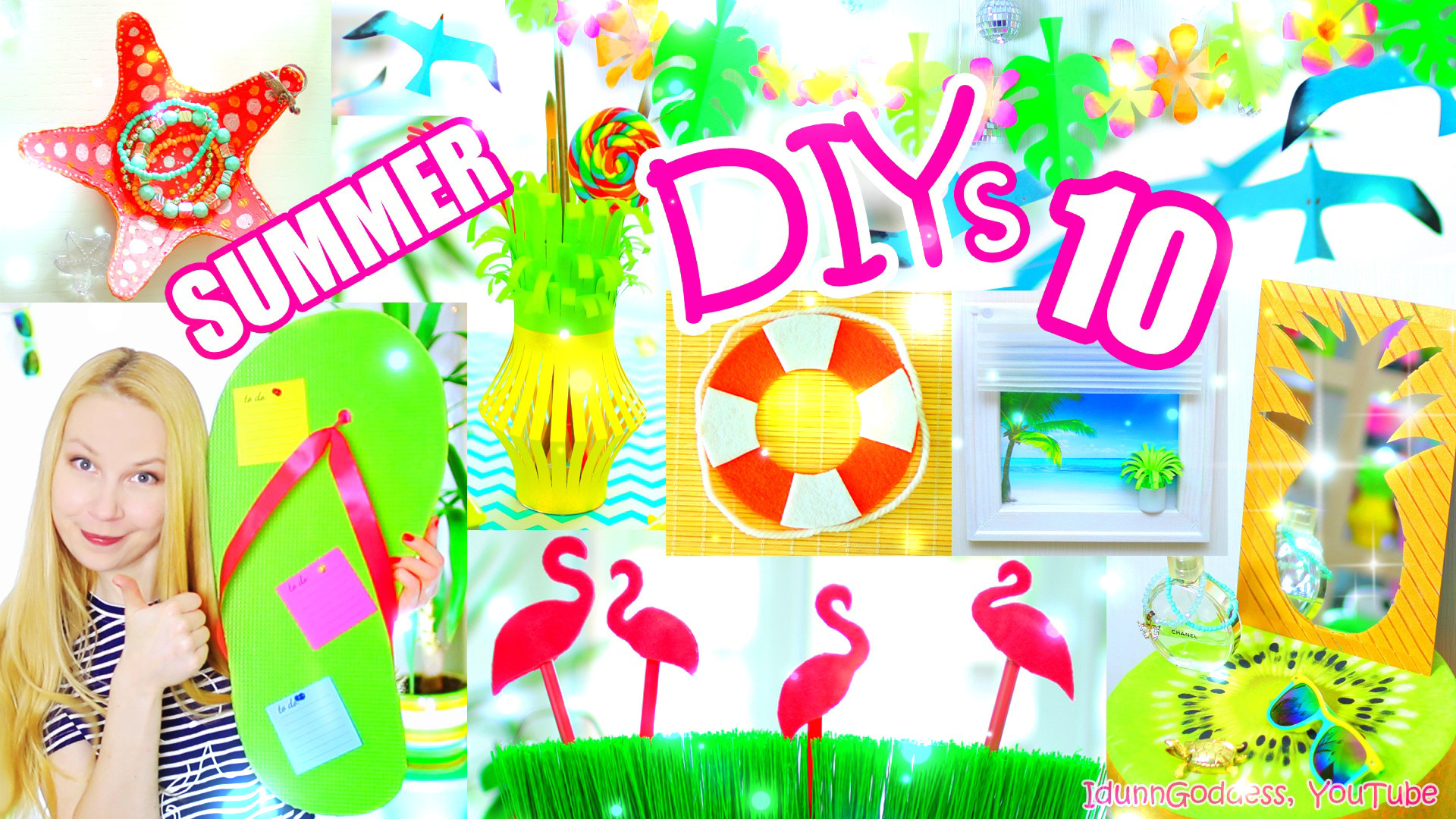 Summer Decorations DIY
 10 DIY Summer Room Decor Ideas