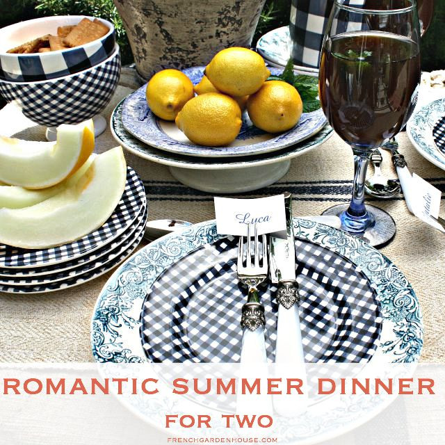 Summer Dinners For Two
 Romantic Summer Dinner for Two