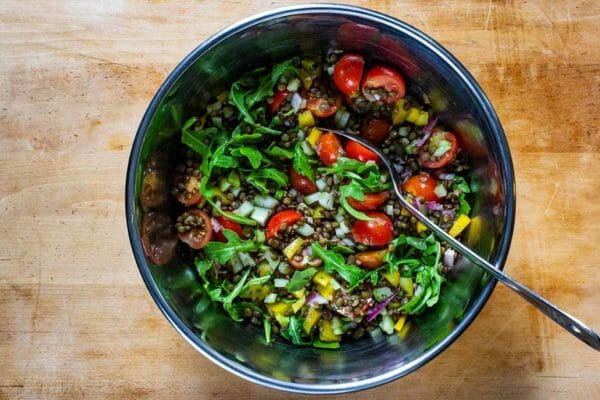 Summer Lentil Recipes
 Lentil Salad with Summer Ve ables Recipe