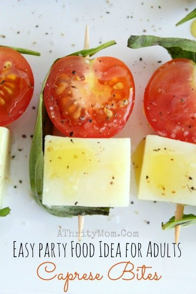 Summer Party Food Ideas For Adults
 Easy party Food Ideas For Adults Caprese Bites Finger