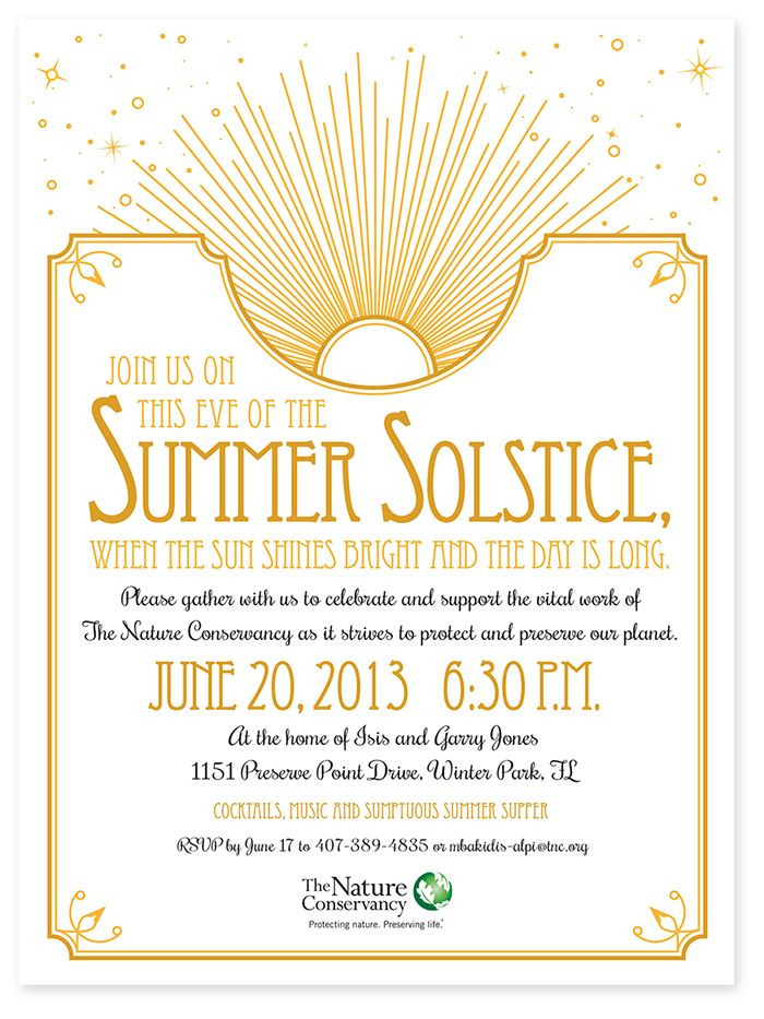 Summer Party Invitation Ideas
 summer solstice party invite Google Search