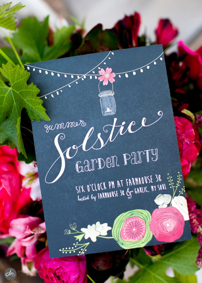 Summer Party Invitation Wording Ideas
 Summer Solstice Party How to Host an Elegant Soiree