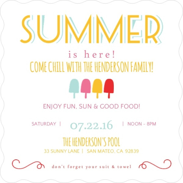 Summer Party Invitation Wording Ideas
 Party Planning Ideas by Purple Trail