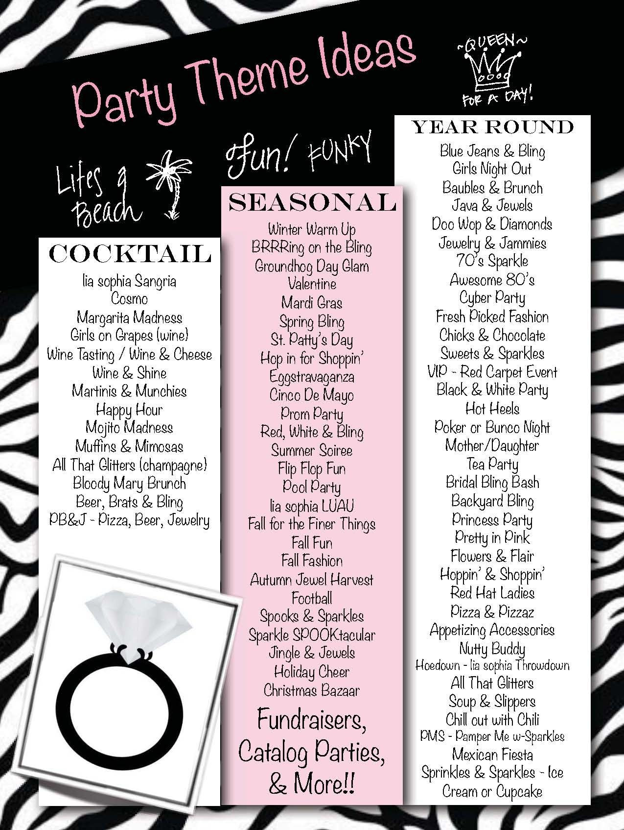 Summer Party Name Ideas
 Pin by Joni Barker on Business