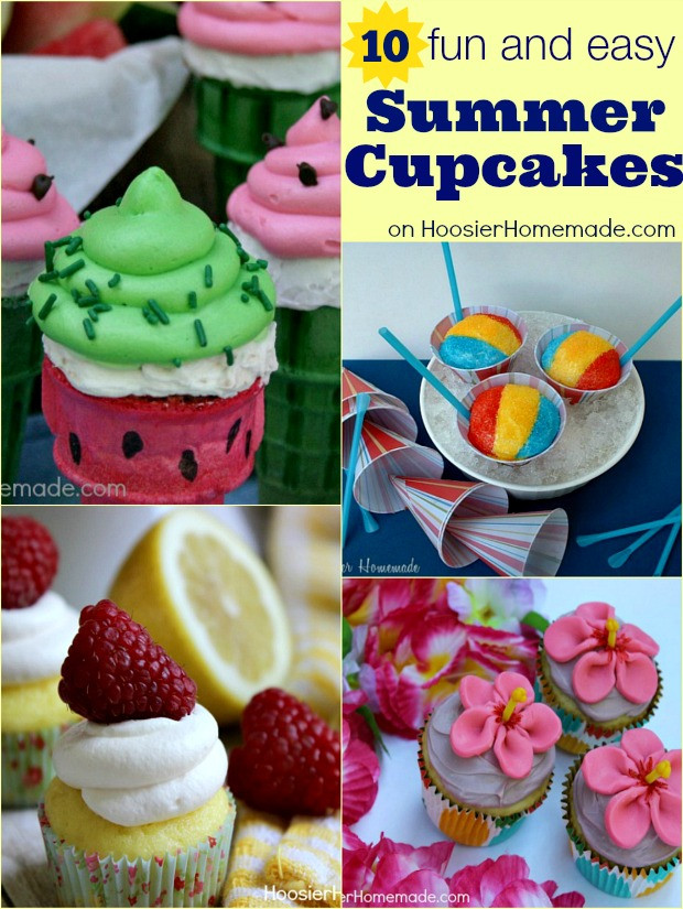 Summer Themed Cupcakes
 Summer Themed Cupcakes Hoosier Homemade