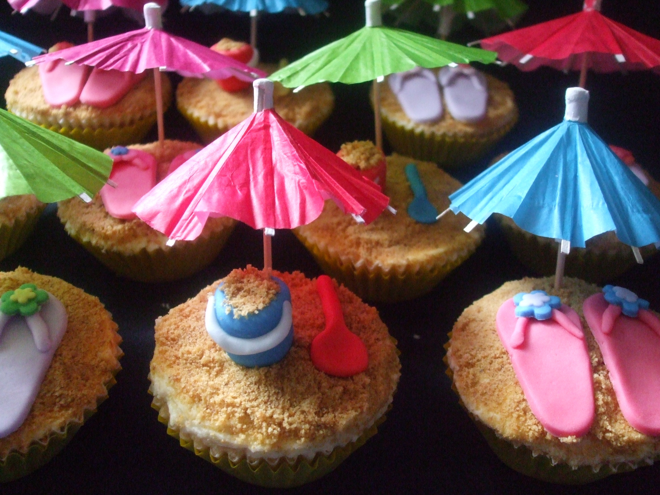 Summer Themed Cupcakes
 Seaside themed cupcakes