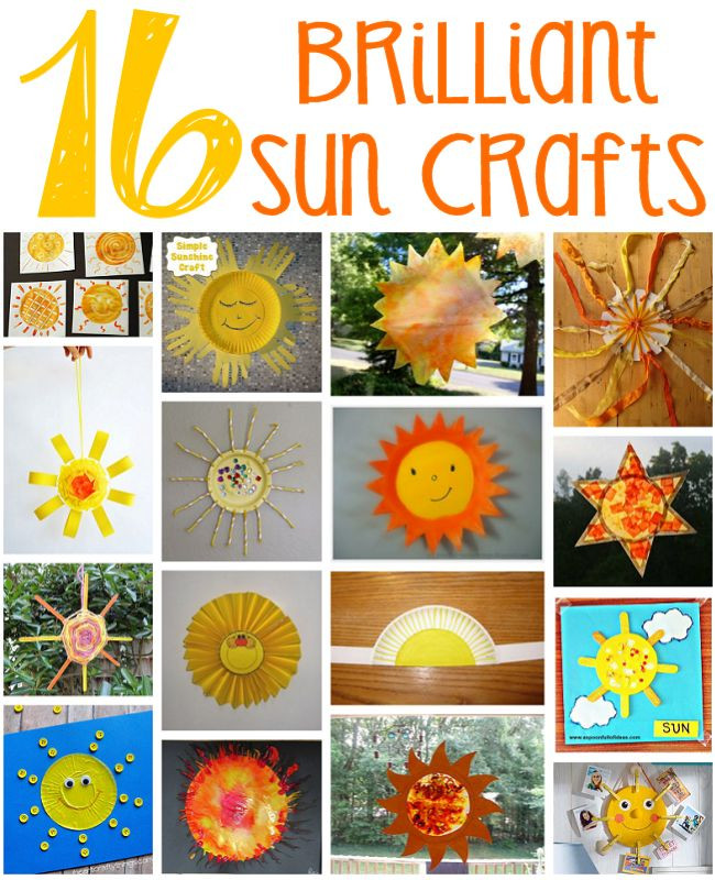Sun Craft For Preschool
 16 Sun Crafts for Kids How about kicking off summer by