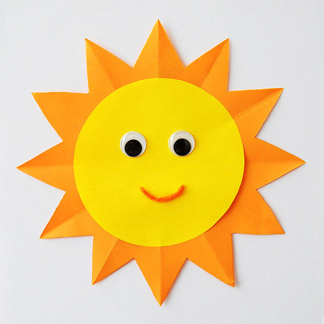Sun Craft For Preschool
 Paper Sun Kids Crafts Fun Craft Ideas