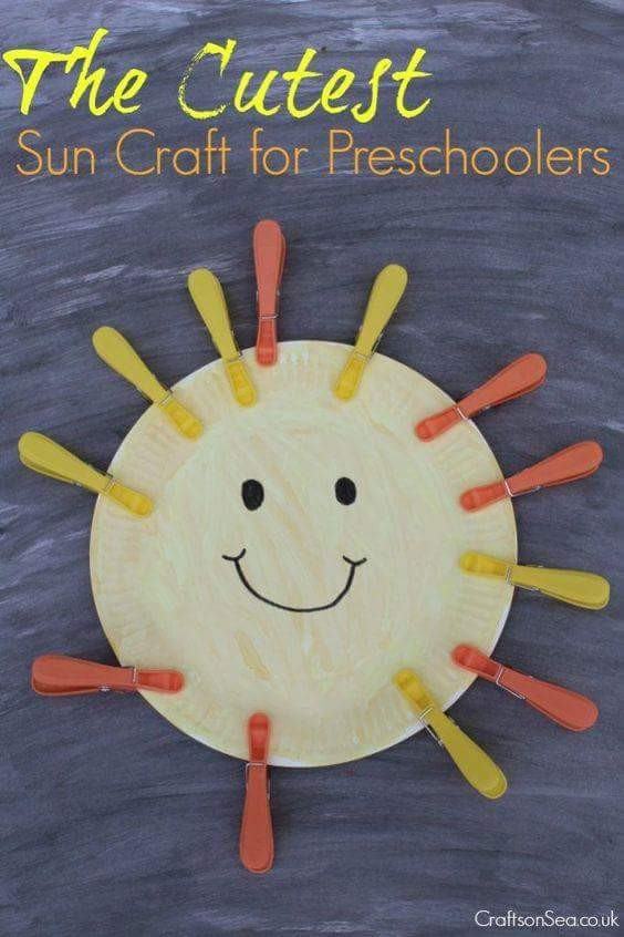 Sun Craft For Preschool
 25 Spring Summer Sun Crafts for Kids That Can Be