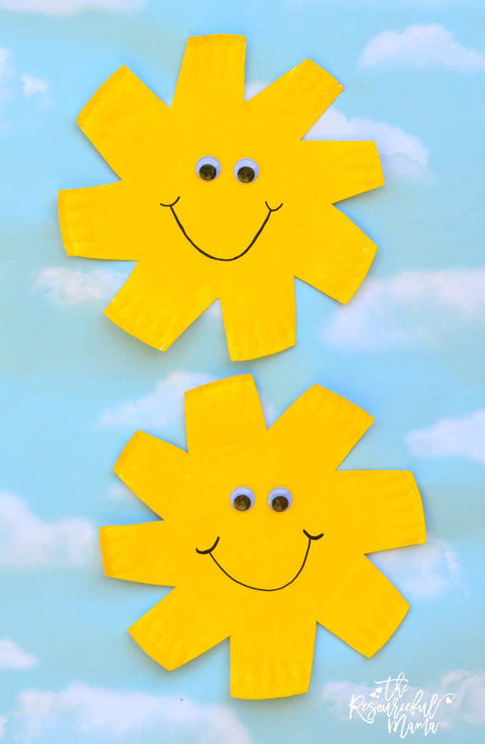 Sun Craft For Preschool
 Paper Plate Sun Craft The Resourceful Mama