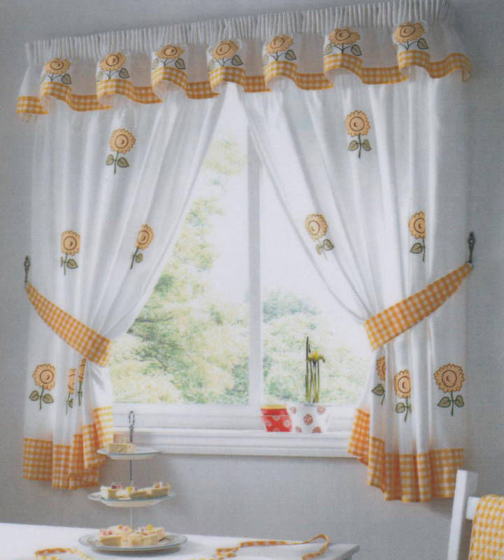 Sunflower Kitchen Curtains
 sunflower curtains Furniture Ideas