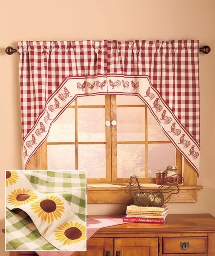 Sunflower Kitchen Curtains
 33 best images about New sunflower kitchen with black on
