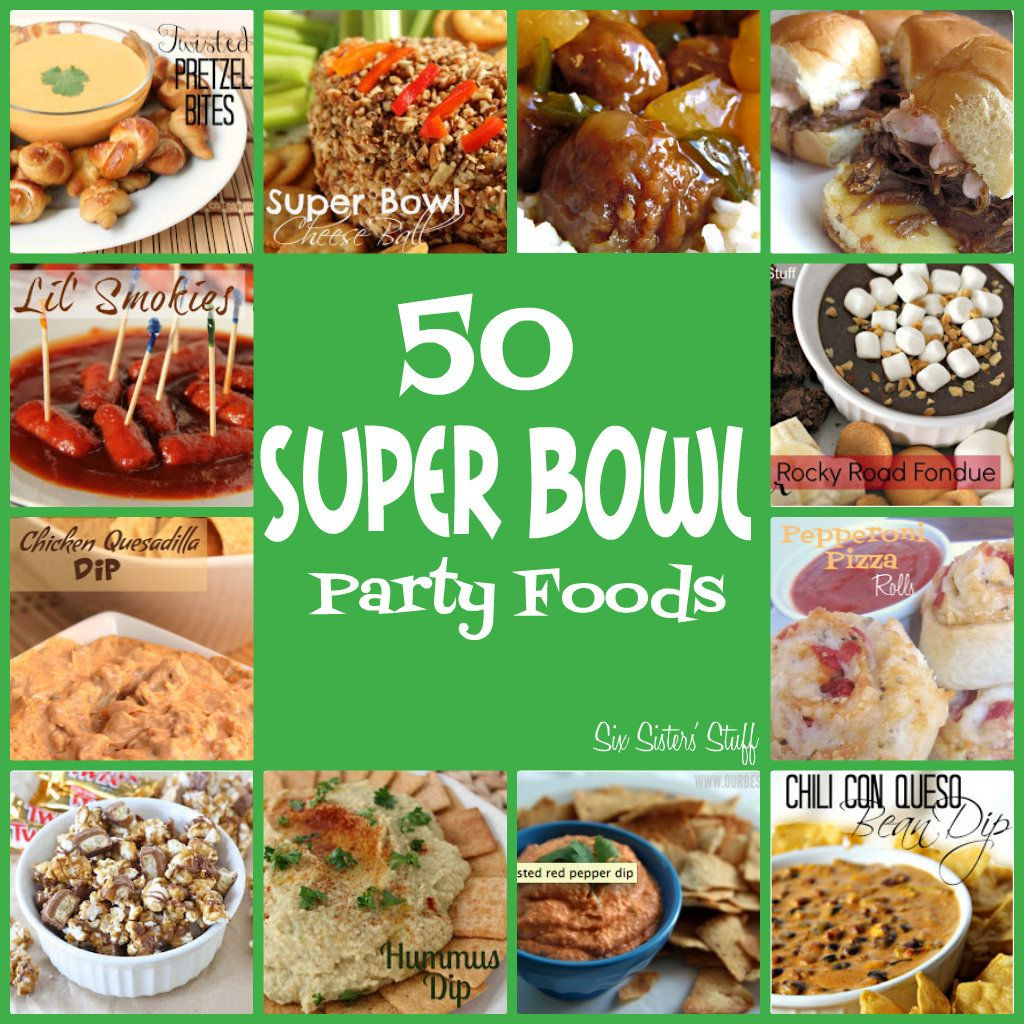 Super Bowl 50 Recipes
 50 Super Bowl Party Food Ideas from sixsistersstuff