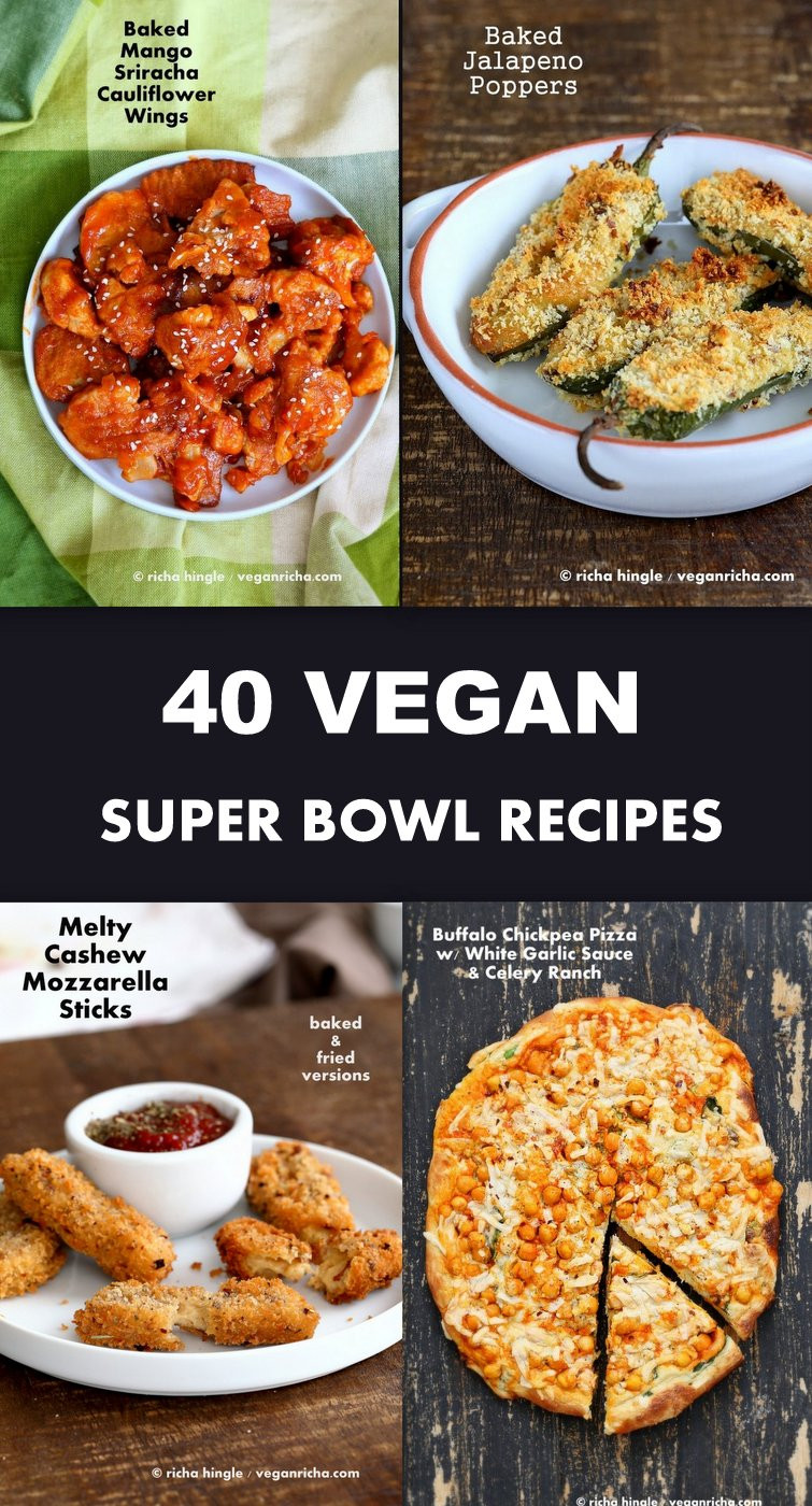 Super Bowl Recipes Pinterest
 40 Vegan Super Bowl Recipes Party Recipe Roundup Vegan