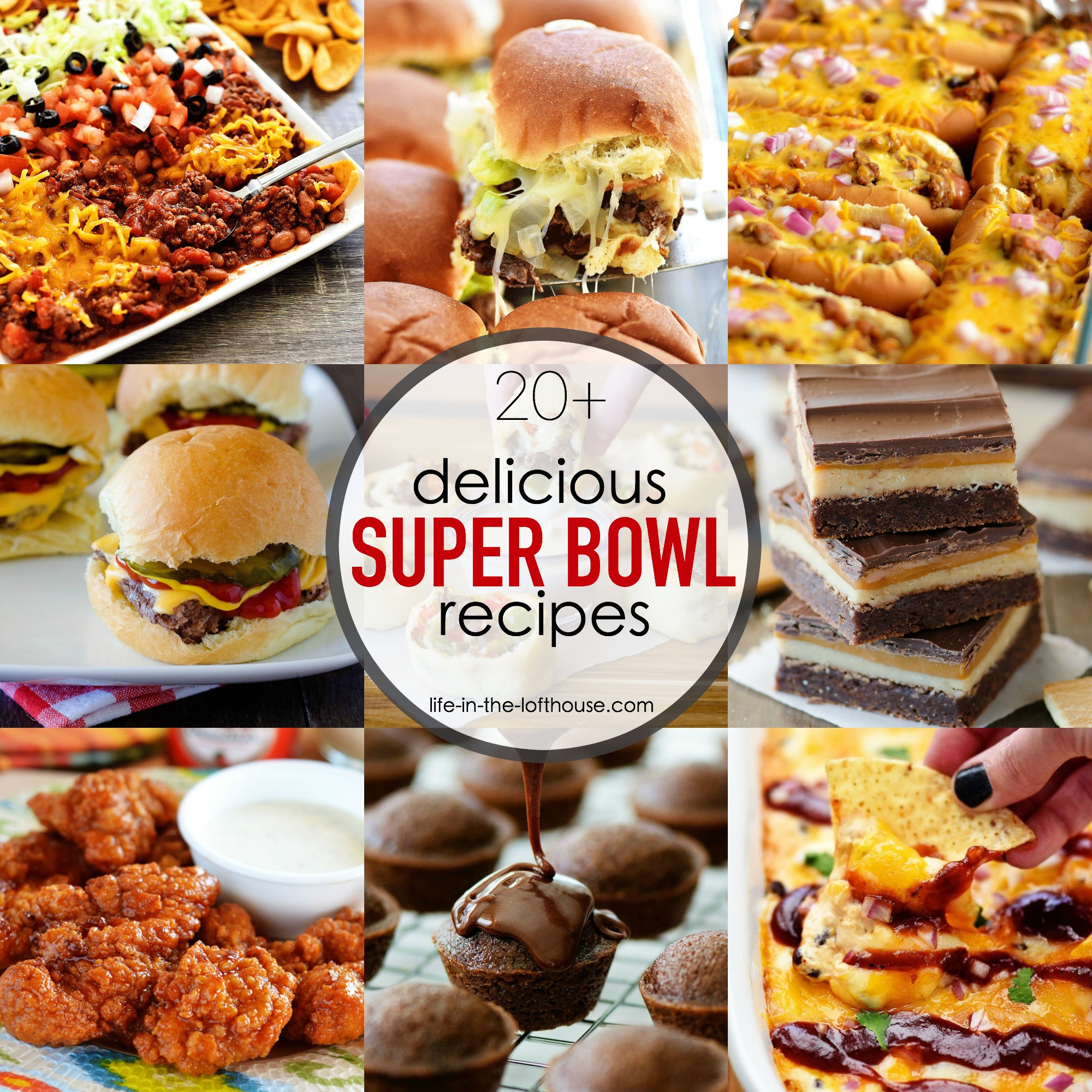 Super Bowl Recipes Pinterest
 20 Super Bowl Recipes Life In The Lofthouse
