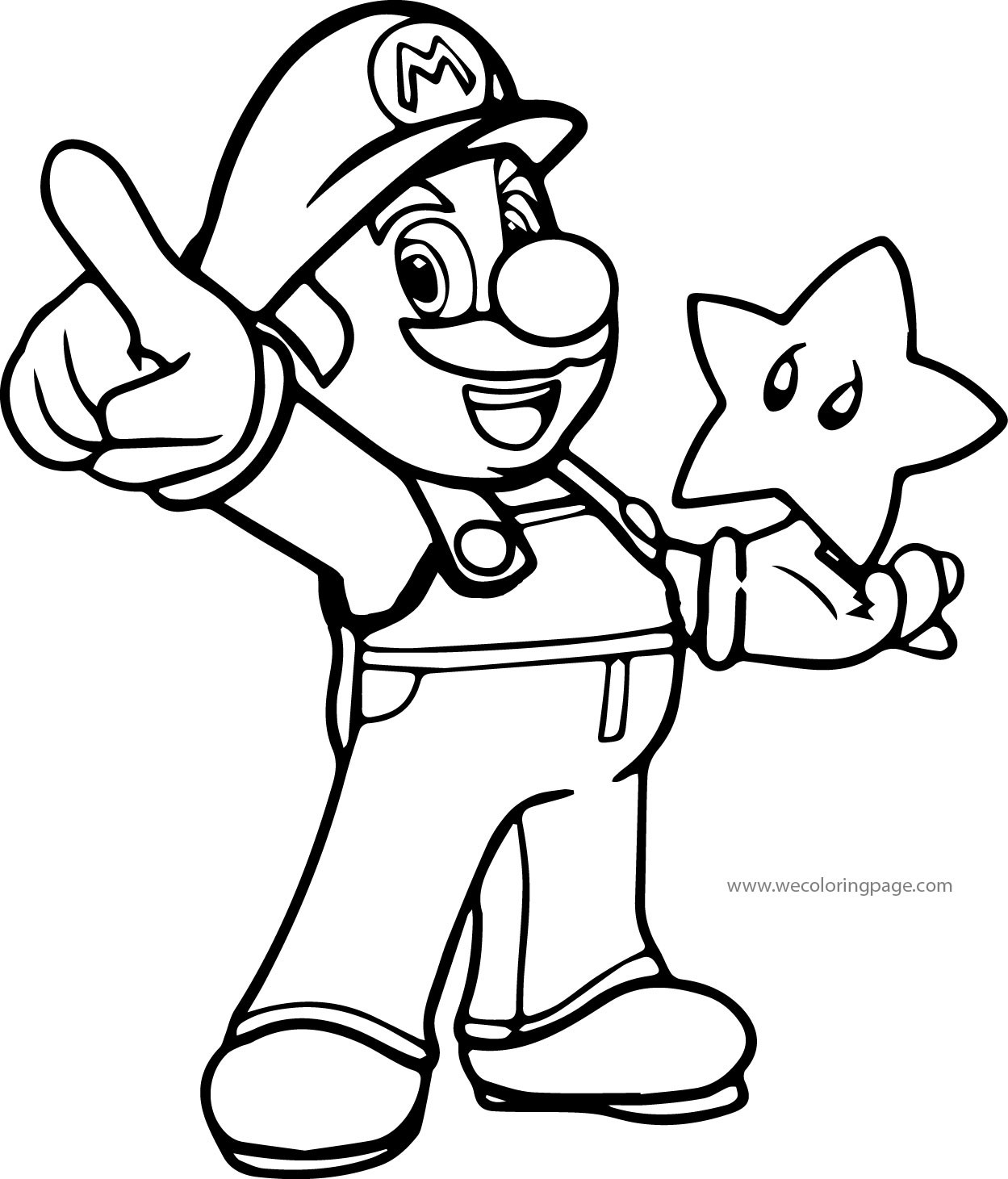 Super Mario Printable Coloring Pages
 Super Mario Coloring Page