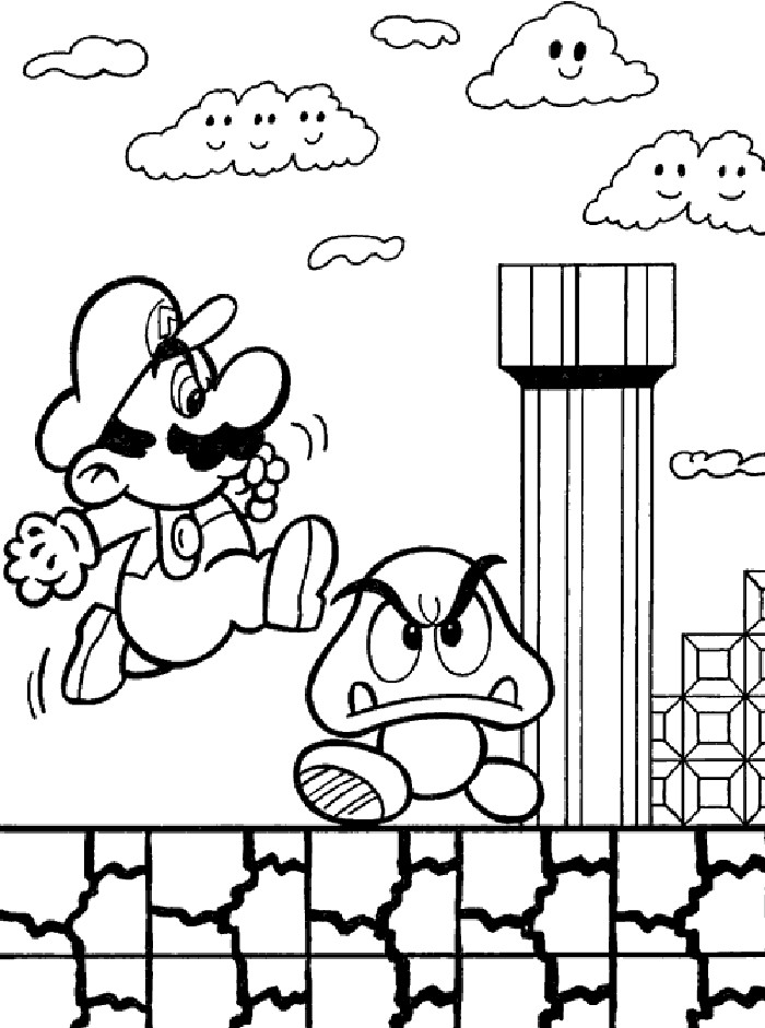 Super Mario Printable Coloring Pages
 Free Printable Coloring Pages Cool Coloring Pages Super