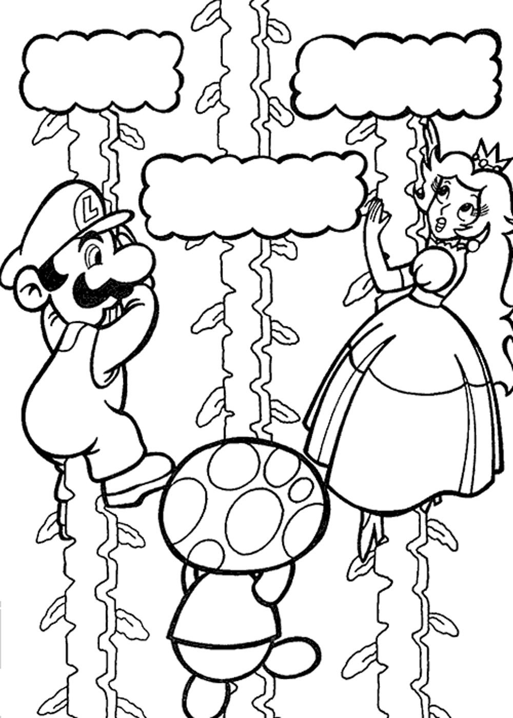 Super Mario Printable Coloring Pages
 super mario galaxy coloring pages – Best Apps For Kids