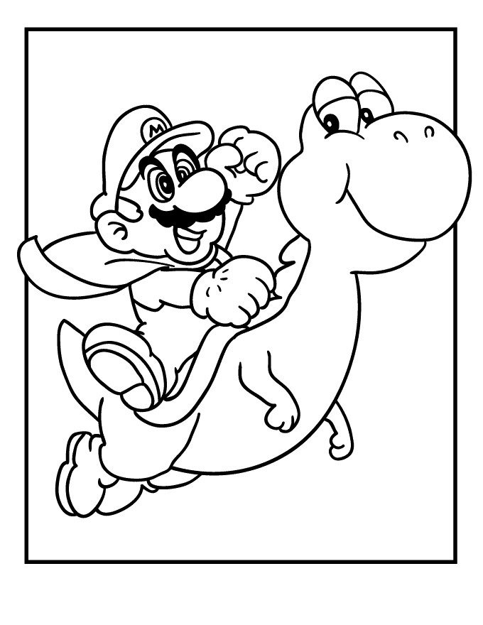 Super Mario Printable Coloring Pages
 Super Mario Coloring Pages Free Printable Coloring Pages