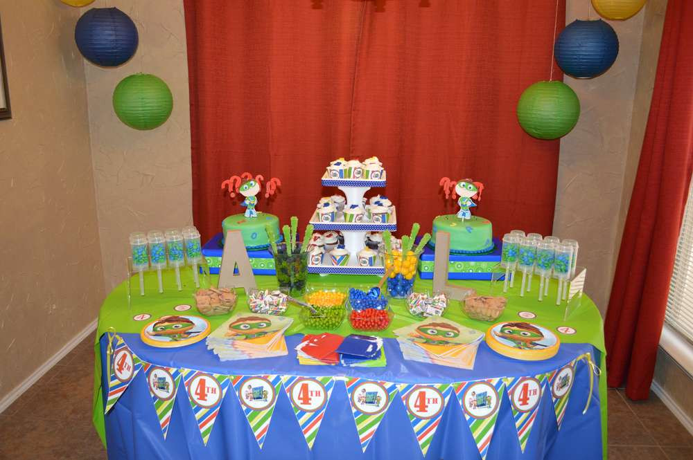 Super Why Birthday Decorations
 super why Birthday Party Ideas 1 of 16