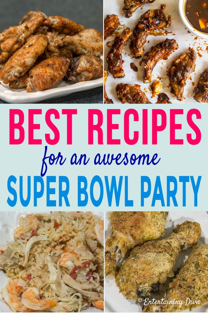 Superbowl Main Dishes
 Super Bowl Party Food Menu Entertaining Diva From