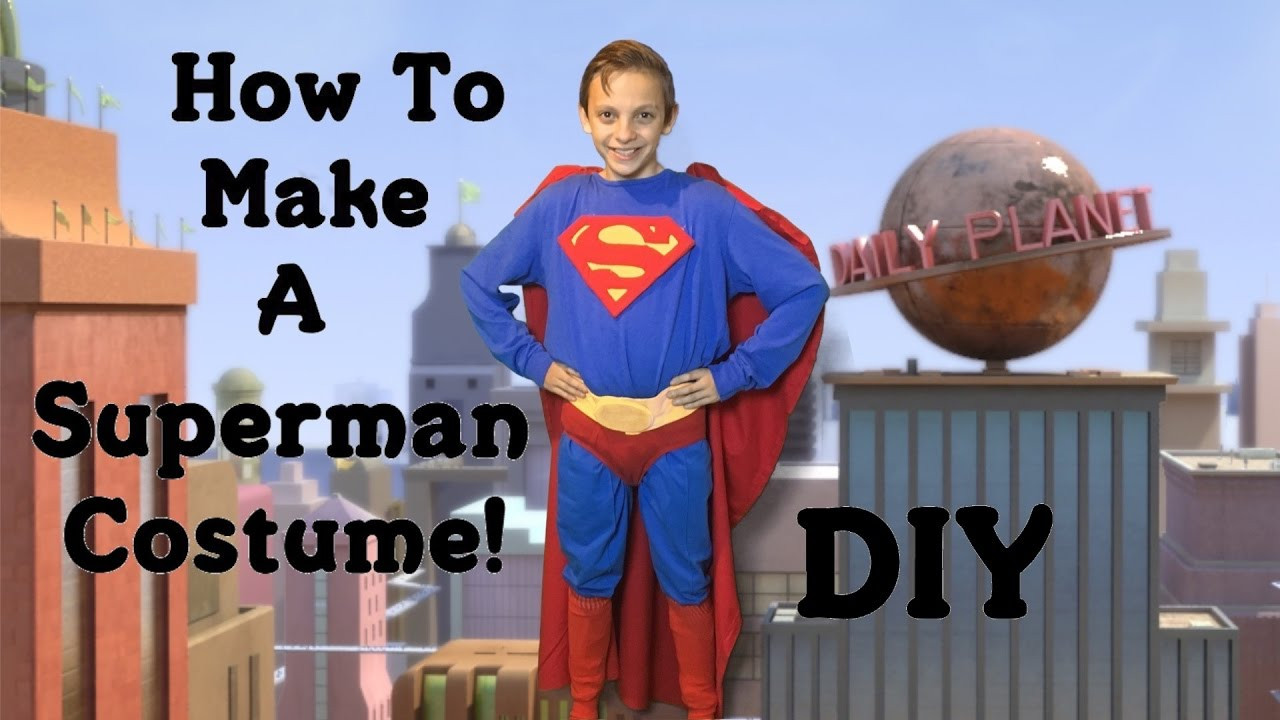 Superman Costume DIY
 Make Your Own Superman Costume DIY